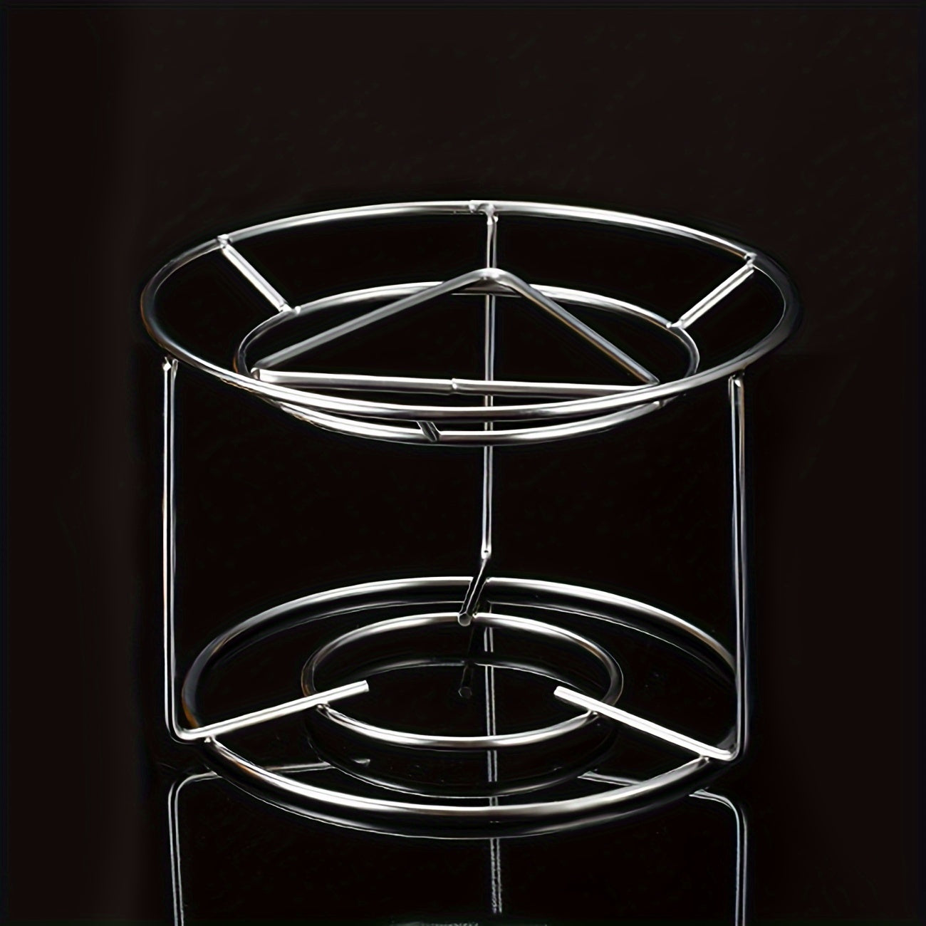 Stainless Steel Tripod Stove Rack Portable Multifunctional Stand