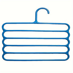 5-Layer Non-Slip Pants Rack for Functional Wardrobe Organization