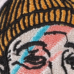 Embroidered Hat Old Man Patch DIY Ironing Cloth Stickers For Boys