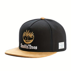 Men's Coconut Tree Embroidery Cap Casual Cap