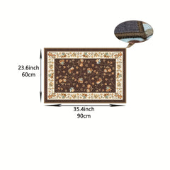 Soft Kitchen Floor Mat Non-slip Water-absorbing Rug Vintage Brown