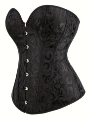Strapless Corset Bustier Tummy Control Body Shaper Lace Up Slimmer