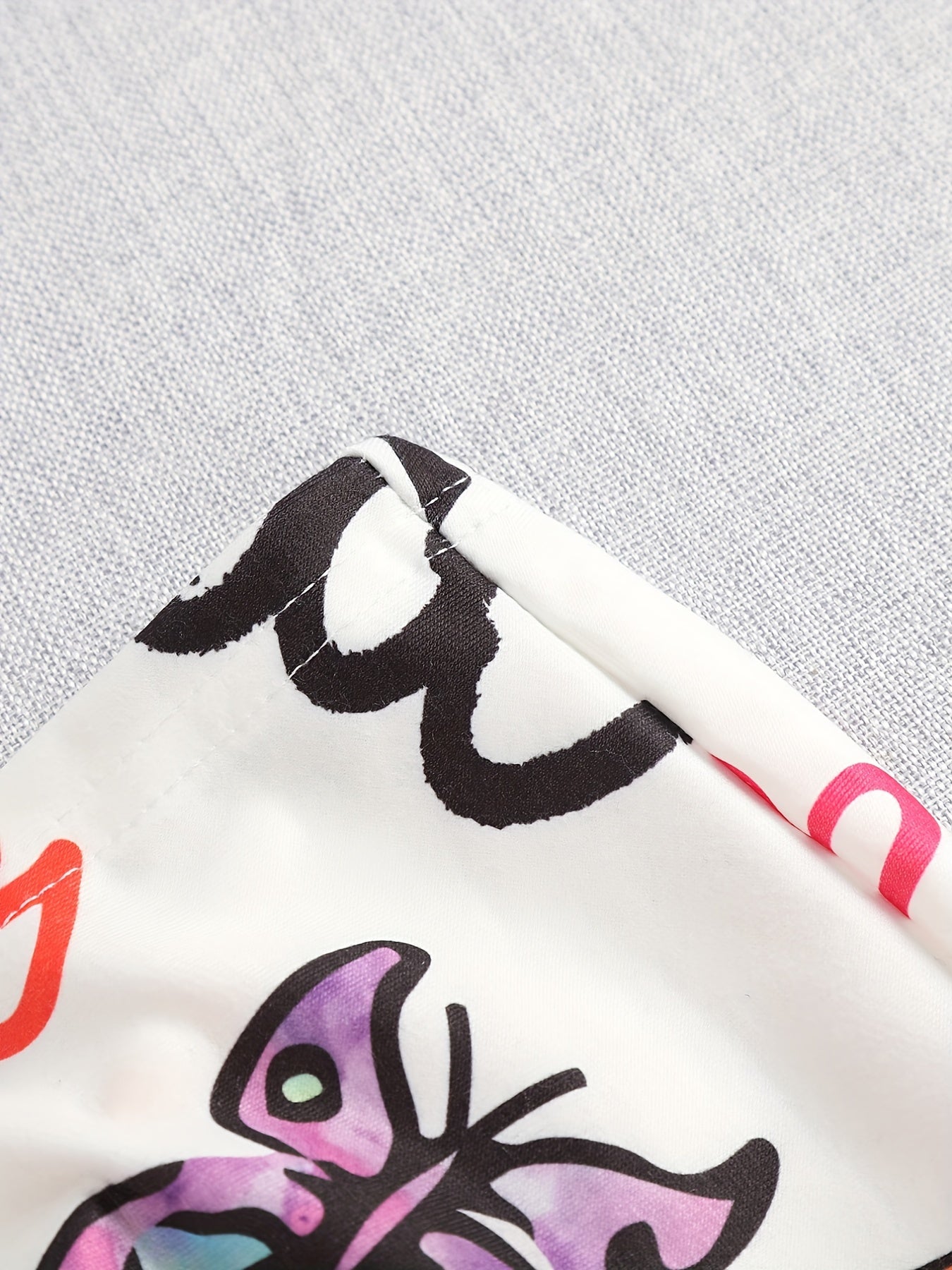 Girls Stylish Graffiti Graphic Hoodie Sweatshirt Pullover Tops