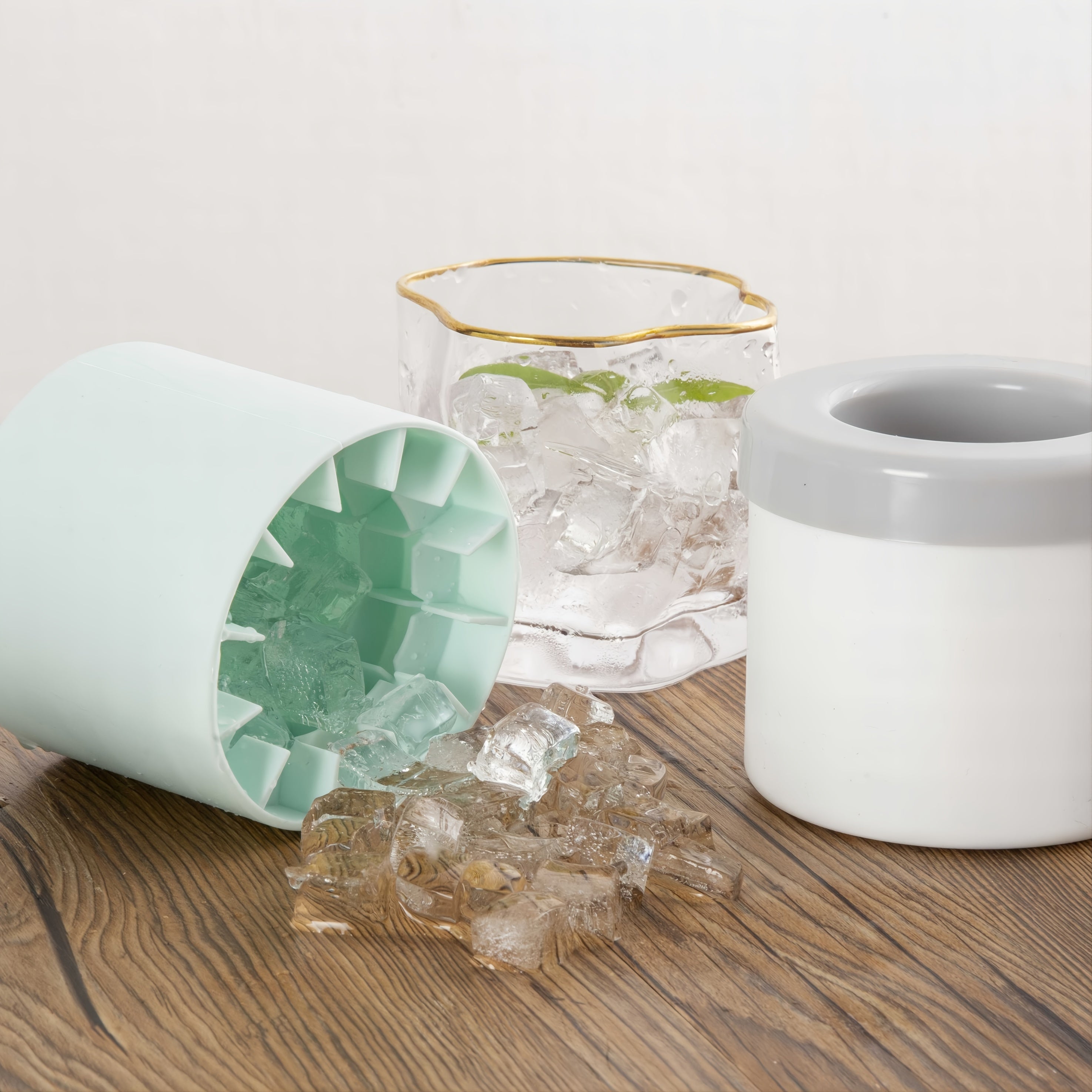 Silicone Ice Bucket Cup Mold for Quick Freeze Safe Tray