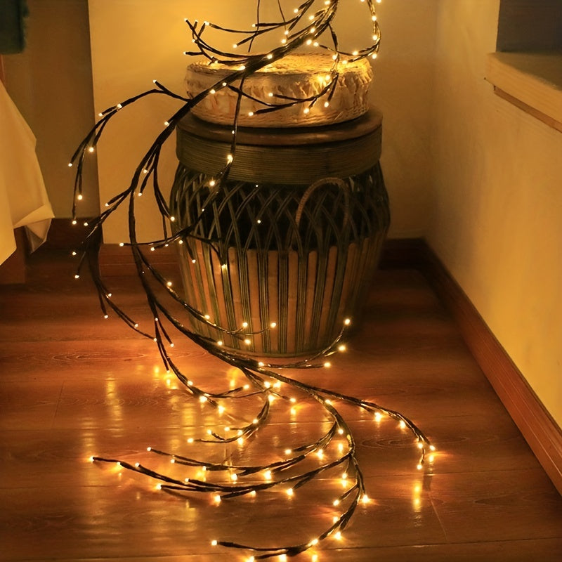1pc DIY Vine Strip Light 1.8m USB Plug Bendable Branch Light