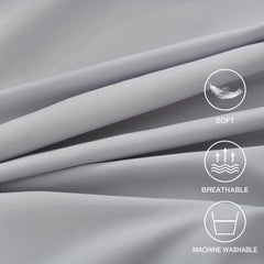 BEEWEED 4-Piece Microfiber Crib Sheets for Boys and Girls