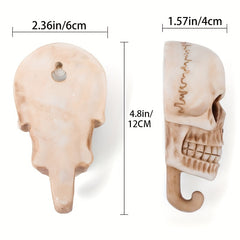 Skull Wall Hooks Decorative Key Holder Hat Rack Organizer Bathroom Hanger