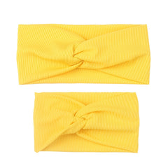 2pcs Knit Hairbands Baby Mother Comfort Hair Band Hair Accessories