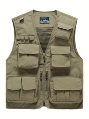 Mesh Vest with Pockets for Outdoor Activities