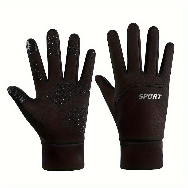 Windproof Warm Cycling Gloves Waterproof Touch Screen Gloves