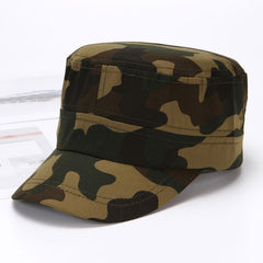 Men's Camo Flat Top Outdoor Hat