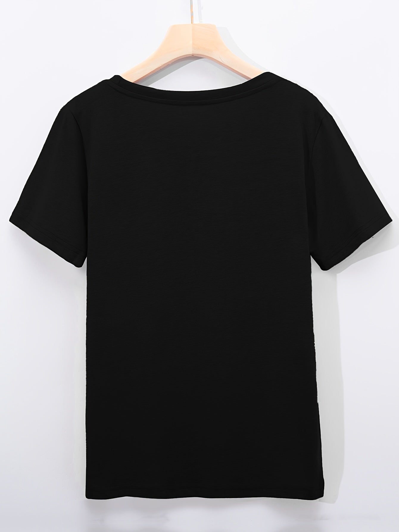 100 Days Of School Print Sports T-Shirt Round Neck Workout Top