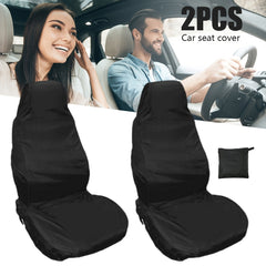 2pcs Car Seat Cover Waterproof Car Front Seat Covers Heavy Duty Polyester