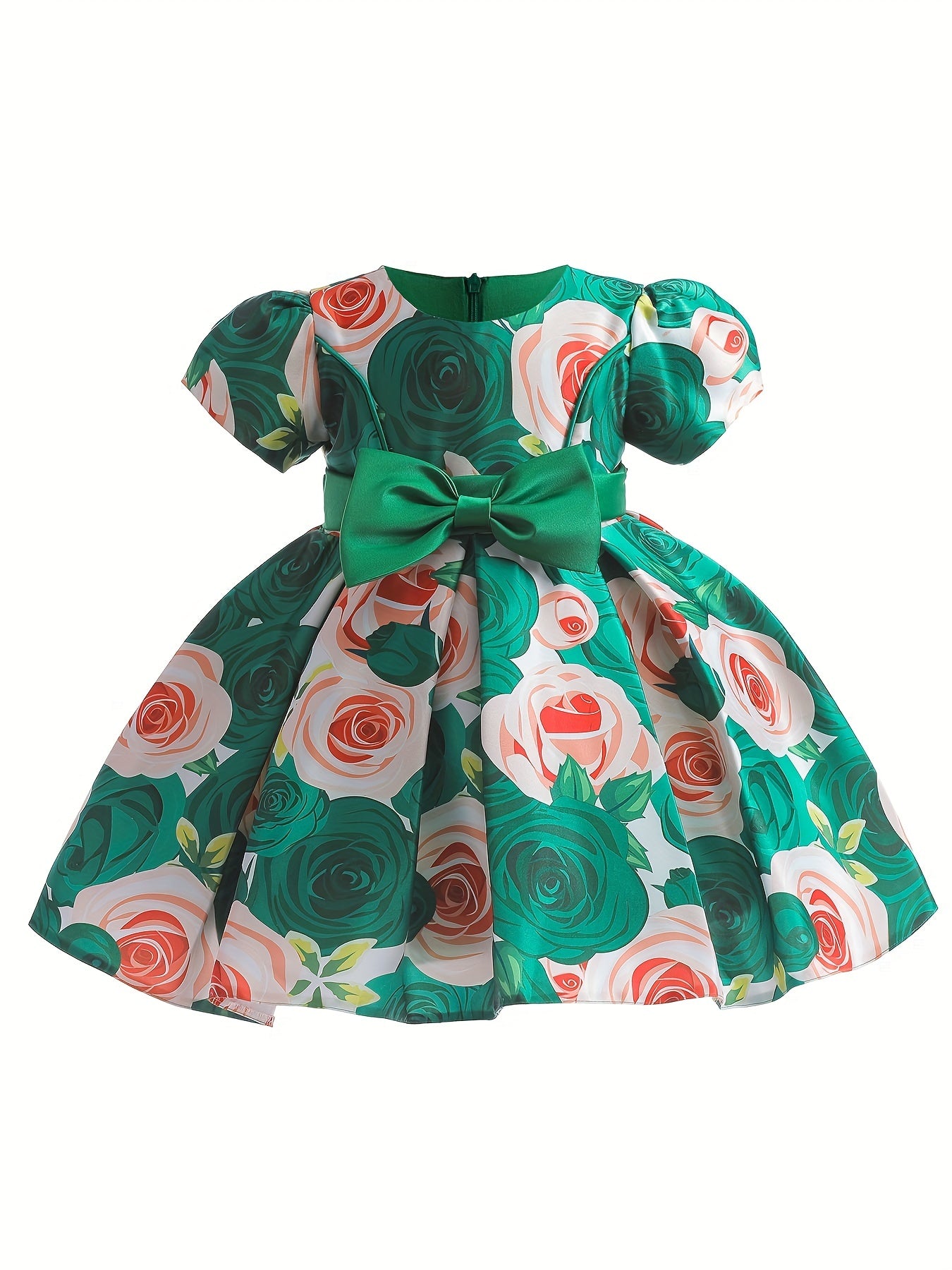 Floral Print Dress for Baby Girls - Ideal for Dance Classes & Parties