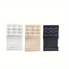 3pcs Bra Extenders Adjustable Elastic Bra Strap Women's Lingerie Accessories