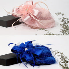 Kentucky Derby Fascinator Women Tea Party Hat Wedding Cocktail Hair Clip