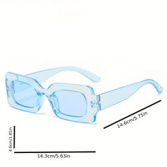 Square Frame Sunglasses Wrap Around Glasses UV400