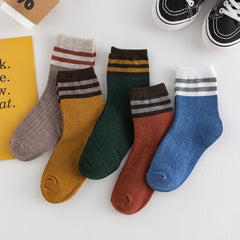 5 Pairs Toddler Boys Socks for Comfortable and Stylish Wear