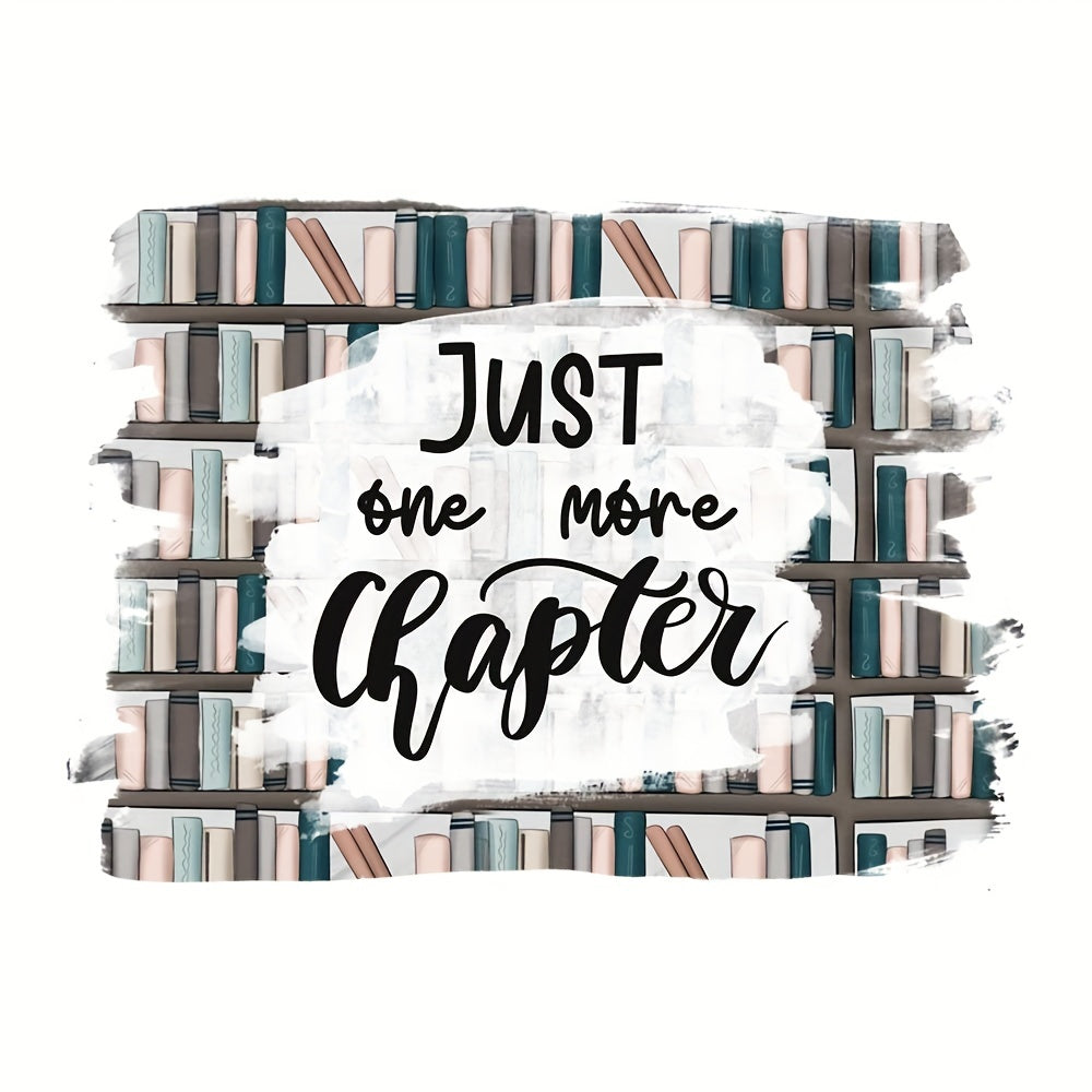 Book Theme DIY Iron On Transfer Sticker for Clothes T shirts Jackets Jeans