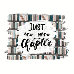 Book Theme DIY Iron On Transfer Sticker for Clothes T shirts Jackets Jeans