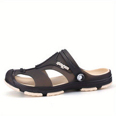 Men's Hollow Out Sandals Casual Non Slip Shoes Garden Shoes Closed Toe Shoes