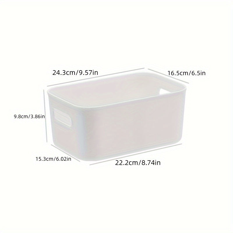 Cosmetic Storage Box Desktop Snack Storage Basket Plastic Skincare Container