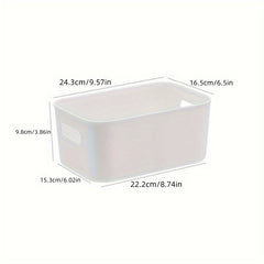 Cosmetic Storage Box Desktop Snack Storage Basket Plastic Skincare Container