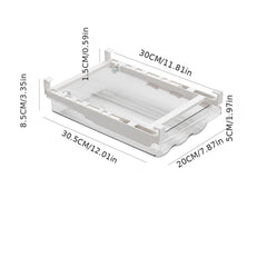 2pcs Egg Holder For Refrigerator Drawer Fridge Egg Drawer Organizer
