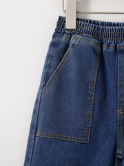 Girls Denim Washed Jeans