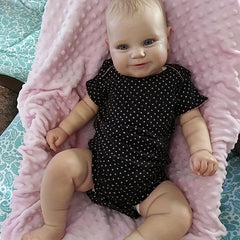 19 Inch Reborn Dolls Hand Painted Newborn Size Soft Vinyl Doll