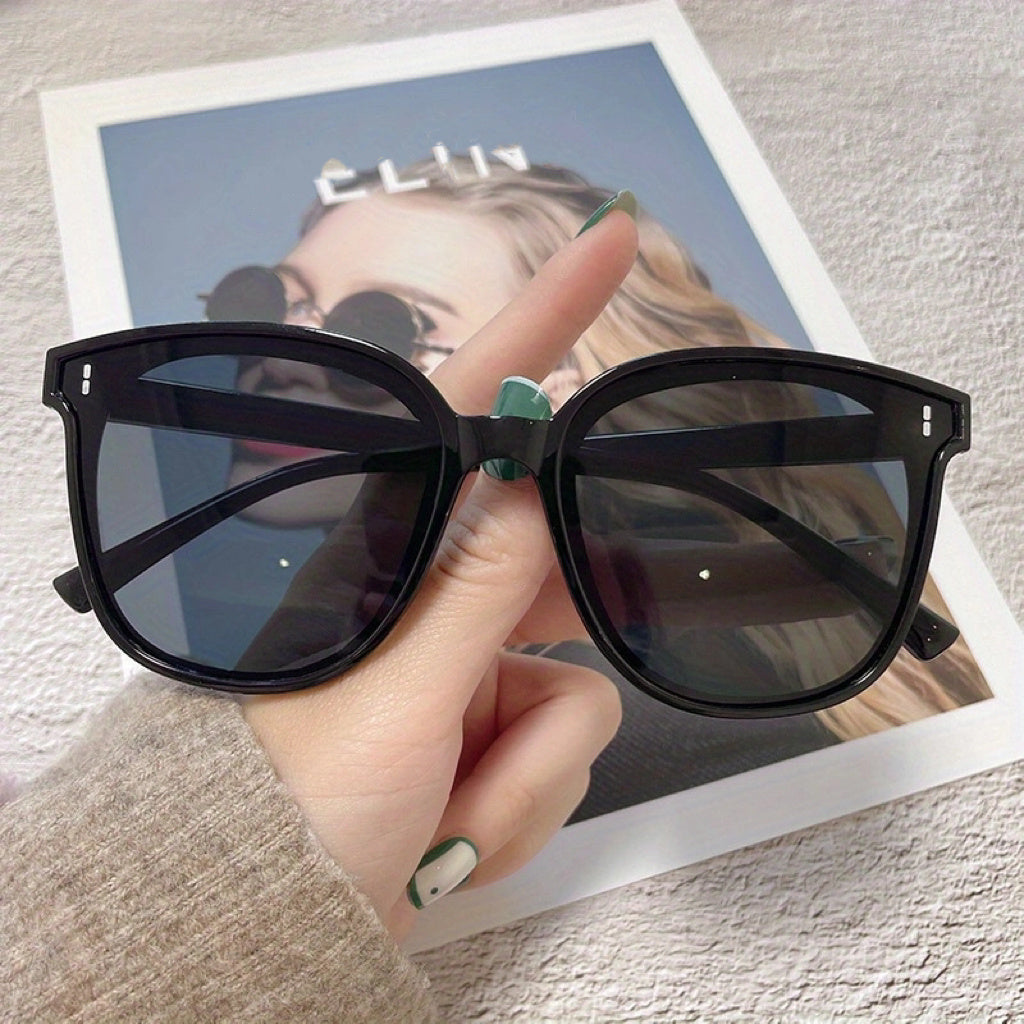 Square Sunglasses Rivet Anti Glare UV400 Sun Shades Glasses
