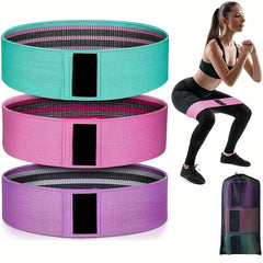 3pcs Elastic Resistance Band Yoga Tension Rope Set