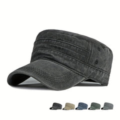 Casual Cotton Military Cap - Stay Stylish & Protected
