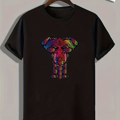 Colorful Pattern Men's Graphic T shirt Casual Comfy Tees For Summer