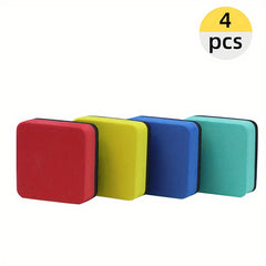 30pcs Mini Dry Erase Erasers Magnetic Whiteboard Chalkboard Cleaner