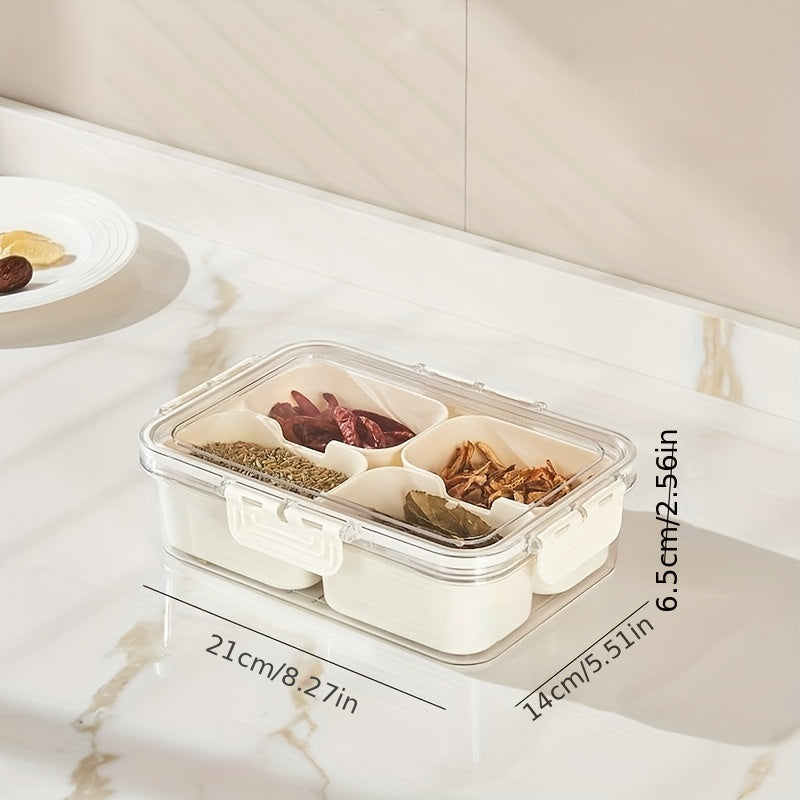 Kitchen Spice Storage Basket 4 8 Grids Refrigerator Storage Box