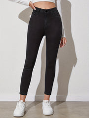 High Waist Skinny Jeans High Rise Slim Fit High Stretch Pencil Denim Pants