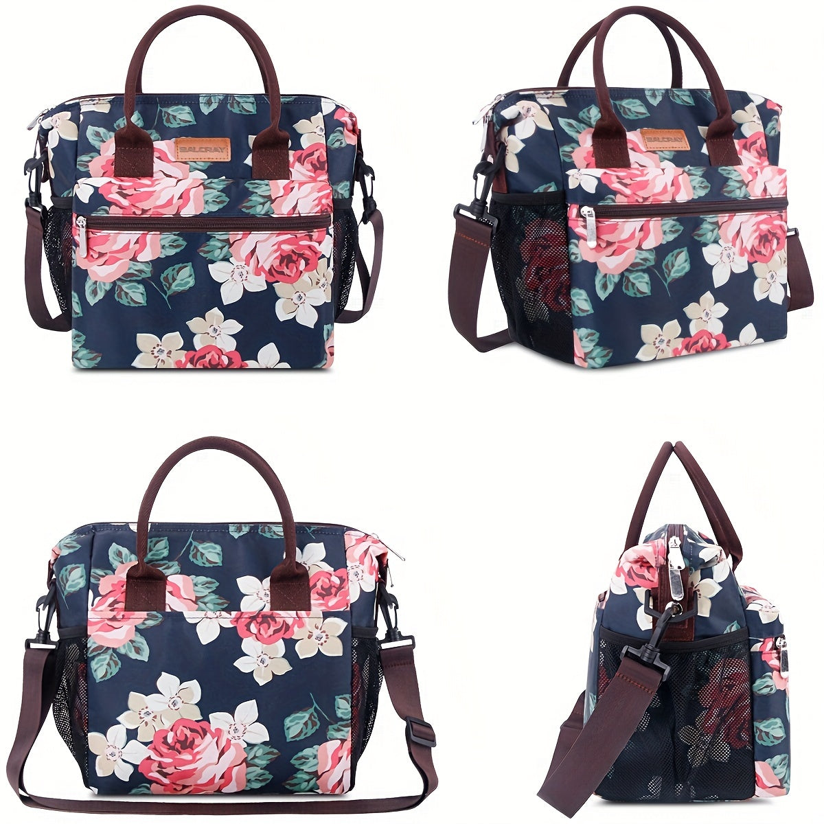 Floral Insulation Bag for Outdoors