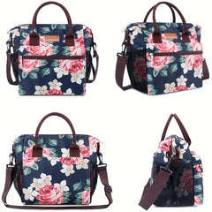 Floral Insulation Bag for Outdoors