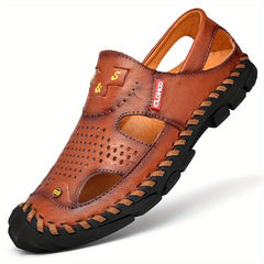 Men's Closed Toe Sandals Non Slip Outdoor Hiking Trekking Sandals