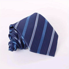 Striped Men's Tie For Wedding Bridegroom