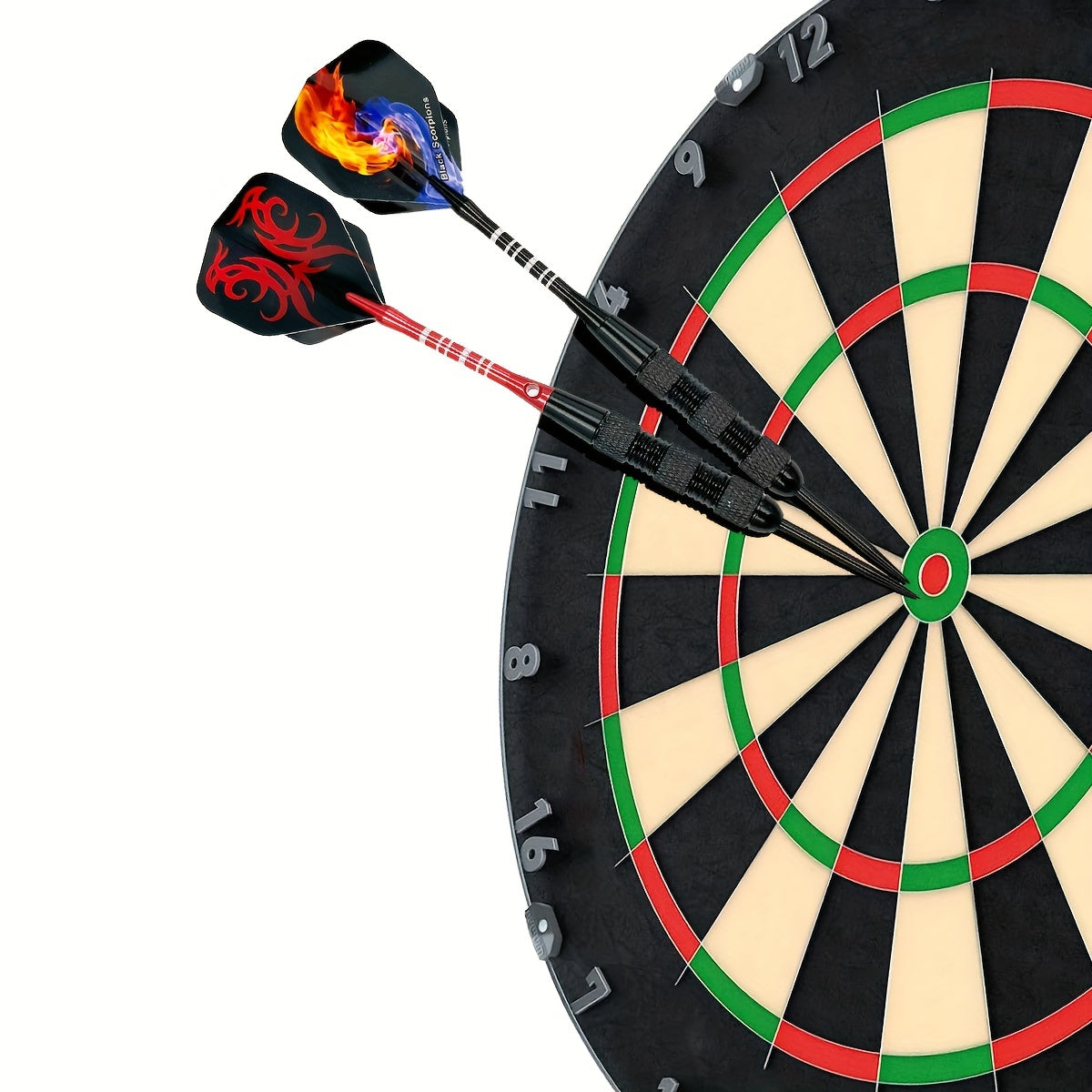 Steel Tip Darts 20G Metal Darts Set Professional for Dartboard Flights