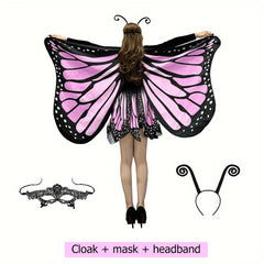 Butterfly Wings Women Butterfly Wings Shawl and Butterfly Skirt