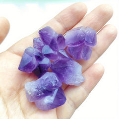Amethyst Flower Single Crystal Raw Stone Purple Aromatherapy