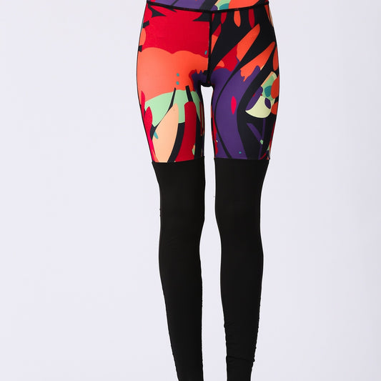 Colorblock High Waist Yoga Pants Slim Fit Butt Lifting