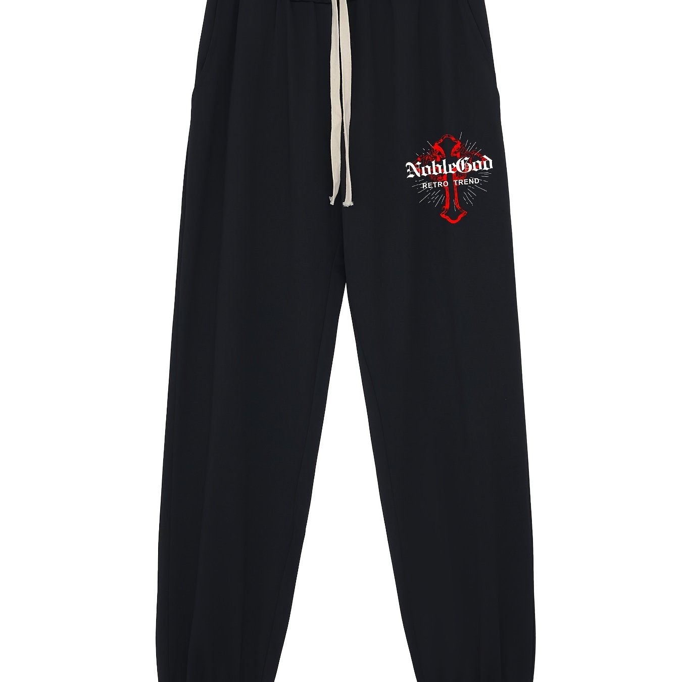 Unisex Casual Jogger Pants with Elastic Waistband