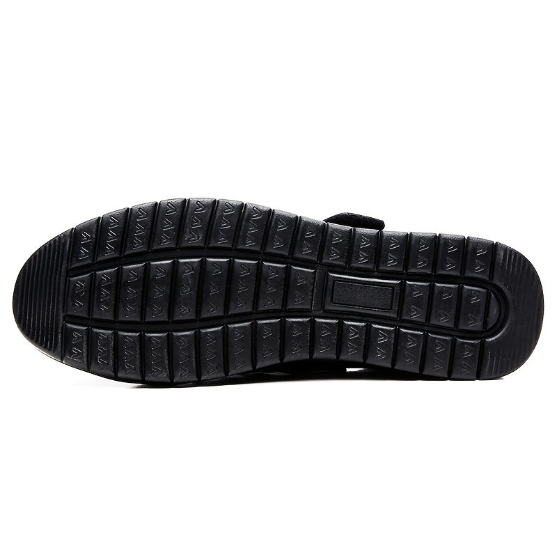 Men's Closed Toe Sandals Hook and Loop Fastener Non Slip Casual Shoes