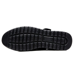 Men's Closed Toe Sandals Hook and Loop Fastener Non Slip Casual Shoes