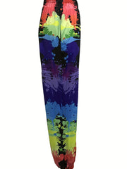 Graphic Print Pants Casual Every Pants Women's Clothing