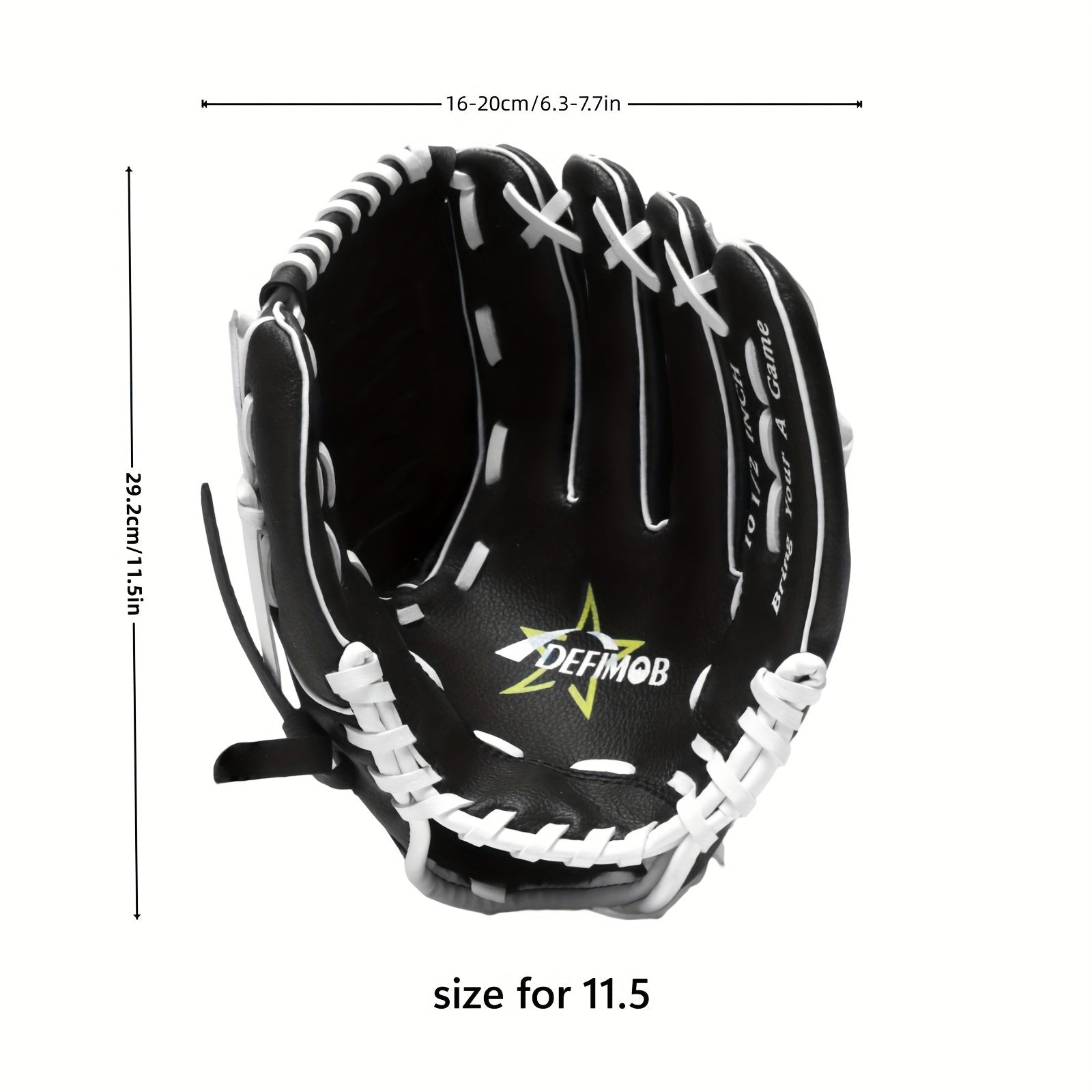 Beginner Baseball Glove with Balls Softball Gloves Training Equipment